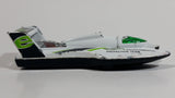 2002 Hot Wheels Fed Fleet Hydroplane White Die Cast Toy Speed Boat "e" Planet Vehicle