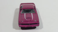2012 Hot Wheels Muscle Mania - Mopar '70 Plymouth AAR Cuda Pink Die Cast Toy Muscle Car Vehicle