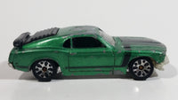 2009 Matchbox '70 Ford Mustang Boss Green 1/62 Scale Die Cast Toy Muscle Car Vehicle