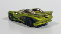 2003 Hot Wheels Track Aces Splittin' Image II Lime Green Die Cast Toy Car Vehicle