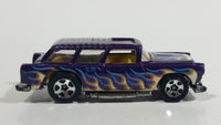 2013 Hot Wheels HW Showroom Heat Fleet Chevy Nomad Metalflake Purple Die Cast Toy Station Wagon Car Vehicle