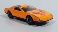 1992 Hot Wheels Pontiac Firebird T-Top Orange Plastic Body Die Cast Toy Car Vehicle