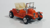 Vintage Zylmex 1911 Renault D15 Orange Die Cast Toy Classic Car Vehicle Hong Kong
