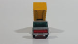 Vintage Lesney Matchbox Series Tipper Container Truck No. 47 Silver Grey and Yellow Die Cast Toy Car Construction Semi Hauling Vehicle Made in England