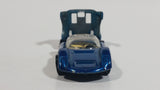 Vintage PlayArt Porsche Carrera 910 Dark Metallic Blue Die Cast Toy Car Vehicle - Hong Kong