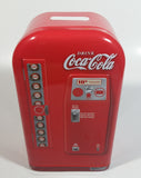 Coca-Cola Have A Coke Soda Pop Refrigerator Vending Machine Shaped Tin Metal Coin Bank Collectible
