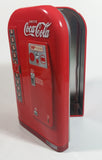 Coca-Cola Have A Coke Soda Pop Refrigerator Vending Machine Shaped Tin Metal Coin Bank Collectible