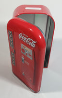 Coca-Cola Have A Coke Soda Pop Refrigerator Vending Machine Shaped Tin Metal Coin Bank Collectible