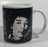 Jimi Hendrix San Francisco '68 Black and White Ceramic Coffee Mug Cup Music Collectible