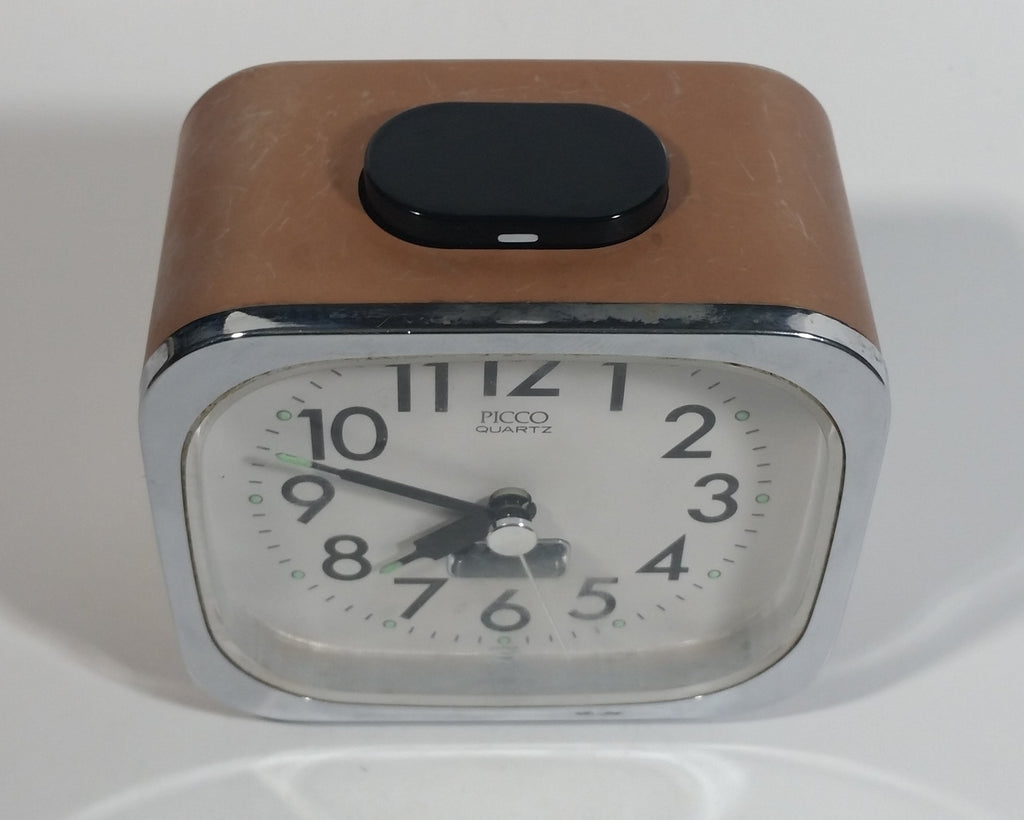 Picco Quartz Glow in The Dark Travel Alarm Clock - Working - Made in J ...