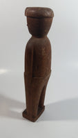 Hand Carved 9" Tall Wooden Man Figure Statue