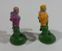 DC Comics Aquaman and Lex Luthor Miniature Mini Tiny 2" Tall Toy Figures