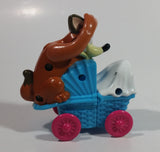 1994 Warner Bros Animaniacs Mindy and Buttons in Baby Carriage Plastic Toy Figure McDonald's Happy Meal