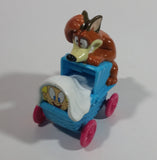 1994 Warner Bros Animaniacs Mindy and Buttons in Baby Carriage Plastic Toy Figure McDonald's Happy Meal