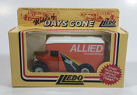 Lledo Models of Days Gone 1934 Dennis Van Truck Orange Allied Moving Trucking Die Cast Toy Car Vehicle New in Box