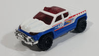 2017 Hot Wheels HW Rescue Off-Duty Truck White and Blue Die Cast Toy Car Vehicle