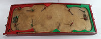 Antique 1940s Munro Games National Hockey Wood and Plastic Pinball Style Table Top Ice Hockey Game