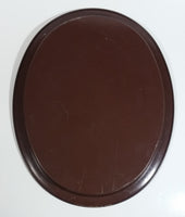 Vintage 1970s Pepsi Cola "Lady Gibson" Oval Brown Border Beverage Metal Serving Tray