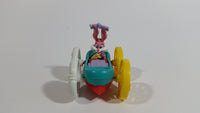 1990 Warner Bros. Tiny Toons Plucky Duck and Babs Bunny Flipping Toy Car Boat Watercraft Vehicle and Telephone McDonald's Happy Meal