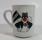 Hard To Find Looney Tunes Sylvester The Cat with Black and White Flag "Mnogo Smo Jaki" "Many Are Strong" Croatian Translation Ceramic Coffee Mug Cartoon Collectible