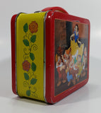 Hallmark School Days Walt Disney's Snow White and the Seven Dwarfs Mini Red and Yellow Tin Metal Lunch Box