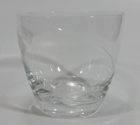 Baileys Irish Cream White Label 3" Tall Clear Glass Swirl Twist Cup