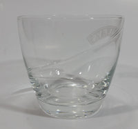 Baileys Irish Cream White Label 3" Tall Clear Glass Swirl Twist Cup