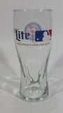 2015 Miller Lite Beer MLB Official Sponsor Of Major League Baseball Chicago Cubs 6 3/4" Glass Cup Sports Team Collectible