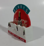 1998 Always Coca-Cola Coke Soda Pop Classic Bottles in Snow 3D Fridge Magnet Beverage Collectible