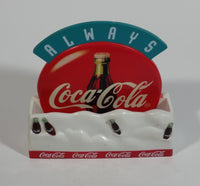 1998 Always Coca-Cola Coke Soda Pop Classic Bottles in Snow 3D Fridge Magnet Beverage Collectible