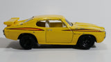 2009 Matchbox Heritage Classics '70 Pontiac GTO Yellow Die Cast Toy Muscle Car Vehicle