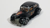 1983 Hot Wheels Hot Ones '40 Ford 2-Door Black Die Cast Toy Hot Rod Car Vehicle