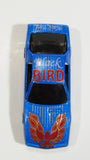 Vintage Yatming Pontiac Trans-Am Firebird Blue Black Bird No. 803 Die Cast Toy Car Vehicle