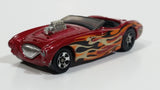 2004 Hot Wheels Camoflamage Austin Healey Red Convertible Die Cast Toy Car Vehicle