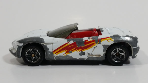 1996 Matchbox Corvette Stingray III Convertible White Die Cast Toy Car Vehicle