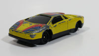 Unknown Maker Lamborghini #8 Pale Yellow Die Cast Toy Exotic Car Vehicle