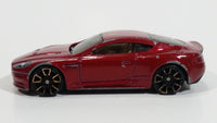 2012 Hot Wheels Faster Than Ever '12 Aston Martin DBS Dark Red Maroon Die Cast Toy Car Vehicle