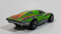 1986 Hot Wheels Crack-Ups Exotic (Top crash) Bangster Green Die Cast Toy Car Vehicle Hong Kong
