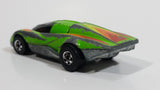 1986 Hot Wheels Crack-Ups Exotic (Top crash) Bangster Green Die Cast Toy Car Vehicle Hong Kong