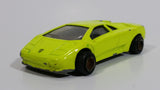 Majorette Lamborghini Diablo Fluorescent Yellow No. 219 1/58 Scale Die Cast Toy Dream Car Vehicle
