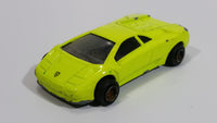 Majorette Lamborghini Diablo Fluorescent Yellow No. 219 1/58 Scale Die Cast Toy Dream Car Vehicle