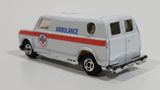 Unknown Brand Ambulance Rescue Van 05 White Die Cast Toy Car Emergency Medic Vehicle