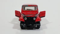 Vintage Jeep CJ-7 Red Die Cast Toy Car Vehicle with Opening Doors
