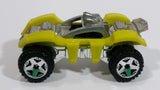 2010 Hot Wheels Spider Rider Yellow Die Cast Toy Car Vehicle