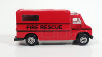 Maisto Ambulance Fire Rescue Red Die Cast Toy Emergency Response Rescue Vehicle