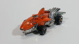 2008 Hot Wheels Street Beasts Sharkruiser Orange Die Cast Toy Car Shark Shaped Vehicle