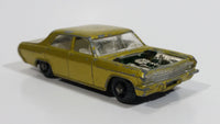 Vintage 1968 Lesney Matchbox Series Opel Diplomat No. 36 Pale Gold Die Cast Toy Car Vehicle