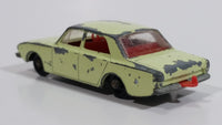 Vintage 1965 Lesney Matchbox Series Ford Corsair No. 45 Light Yellow Die Cast Toy Car Vehicle