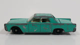 Vintage 1964 Lesney Matchbox Series Lincoln Continental No. 31 Green Die Cast Toy Car Vehicle with Opening Trunk