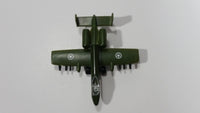 Unknown Brand Military Airplane 6005 Army Green Plastic and Die Cast Toy Aircraft Vehicle
